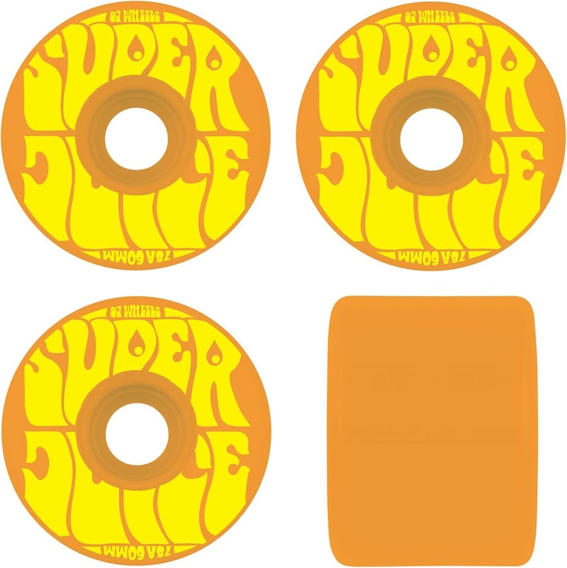 OJ Skateboard Wheels Super Juice 60mm 78a Skateboard Wheels - Set of 4 Wheels - Image 1